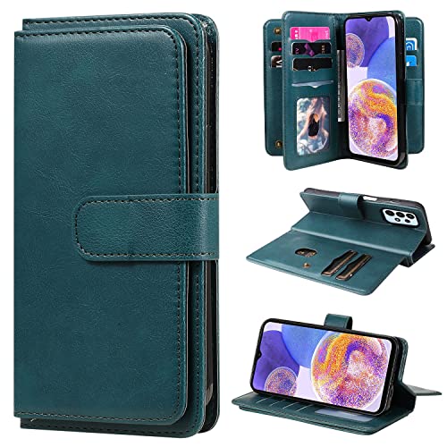 Schutzhülle für Telefon, kompatibel mit Samsung Galaxy A23 4G, Brieftasche, PU-Leder, Magnetschnalle aus Leder, TPU, stoßfest, kompatibel mit Schutzhülle für Telefon, kompatibel mit Samsung Galaxy A23 4G, Brieftasche, PU-Leder, Magnetschnalle aus Leder, TPU, stoßfest, kompatibel mit von CSHNB