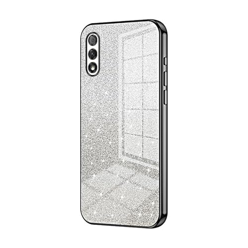 Schutzhülle kompatibel mit Honor 9X, transparent, glitzernd, galvanisiert, Hybrid-Schutzhülle, dünn, transparent, kratzfest, stoßdämpfend, TPU-Stoßfänger, kompatibel mit Honor 9X, Durable Prot Schutzhülle kompatibel mit Honor 9X, transparent, glitzernd, galvanisiert, Hybrid-Schutzhülle, dünn, transparent, kratzfest, stoßdämpfend, TPU-Stoßfänger, kompatibel mit Honor 9X, Durable Prot von CSHNB