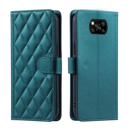 Shockpro Handy-Klapphülle kompatibel mit Xiaomi POCO X3/POCO X3 NFC/POCO X3 Pro, Brieftaschen-Schutzhülle mit Kreditkartenfach, weiches PU-Leder, magnetischer Handgelenk-Schultergurt, Klappetui Shockpro Handy-Klapphülle kompatibel mit Xiaomi POCO X3/POCO X3 NFC/POCO X3 Pro, Brieftaschen-Schutzhülle mit Kreditkartenfach, weiches PU-Leder, magnetischer Handgelenk-Schultergurt, Klappetui von CSHNB