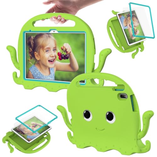 Tablet-PC-Hülle kompatibel mit iPad (A16) 11. Generation 2025, leicht, stoßfest, ohne Displayschutz, rutschfeste Ecken, Tablet-Hülle mit Schultergurt, kompatibel mit Kindern B von CSHNB