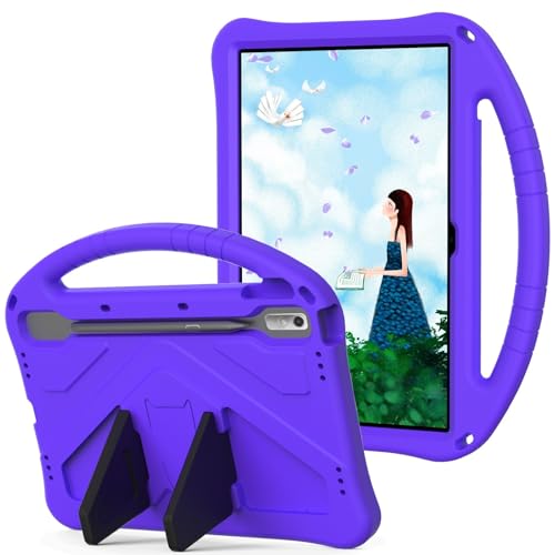 Tablet-Schutzhülle, leicht, stoßfest, kinderfreundlich, kompatibel mit NEC Lavie Tab T11 11,2 Zoll (T1195) (2025), mit Griff, Ständer, verdickter Eckenschutz, Tablet-Hülle und Schultergurt von CSHNB