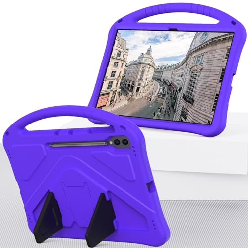 Tablet-Schutzhülle, leicht, stoßfest, kinderfreundlich, kompatibel mit Samsung Galaxy Tab S10 Ultra 14,6 Zoll 2024 SM-X920, mit Griff, Ständer, verdickter Eckenschutz, Tablet-Schutzhülle von CSHNB