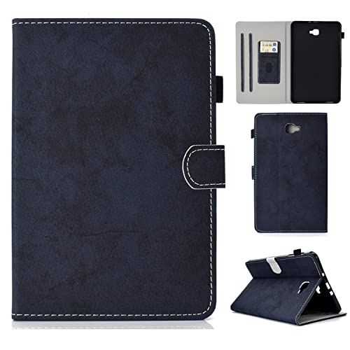 Tablet-Schutzhülle kompatibel mit Samsung Galaxy Tab A 10.1 2016 (SM-T580/T585), schlanke Smart-Folio-Schutzhülle, stoßfest, automatische Sleep/Wake-Schutzhülle, Dunkelblau von CSHNB