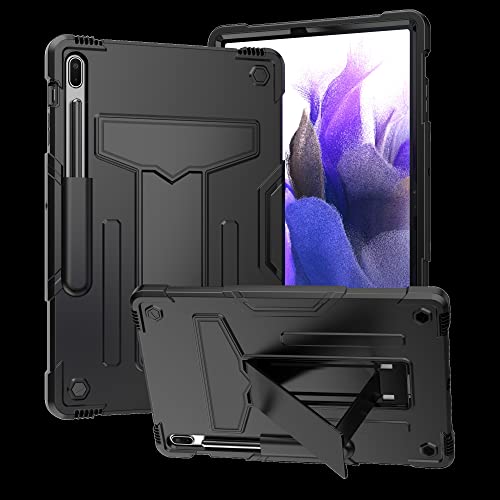 Tablet PC Hülle Hülle kompatibel mit Samsung Galaxy Tab S8 Plus/S7 Plus Hülle 12,4 Zoll SM-X800/X806 SM-T970/T975/T976, mit Kickstand Dreischichtige Hybrid-Ganzkörperhülle Robuste, stoßfeste Fallschut Tablet PC Hülle Hülle kompatibel mit Samsung Galaxy Tab S8 Plus/S7 Plus Hülle 12,4 Zoll SM-X800/X806 SM-T970/T975/T976, mit Kickstand Dreischichtige Hybrid-Ganzkörperhülle Robuste, stoßfeste Fallschut von CSHNB