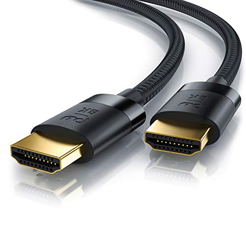 CSL - 16k 8k HDMI Kabel 2.1-1m - 16k@30Hz 8k@60Hz 4k@120Hz - UHD II - Ultra High Speed Ethernet 48Gbps - HDMI 2.1 8k 16k / 2.0 4k - HDR 10+ eARC 3D VRR - Gaming TV PS5 Xbox von CSL-Computer