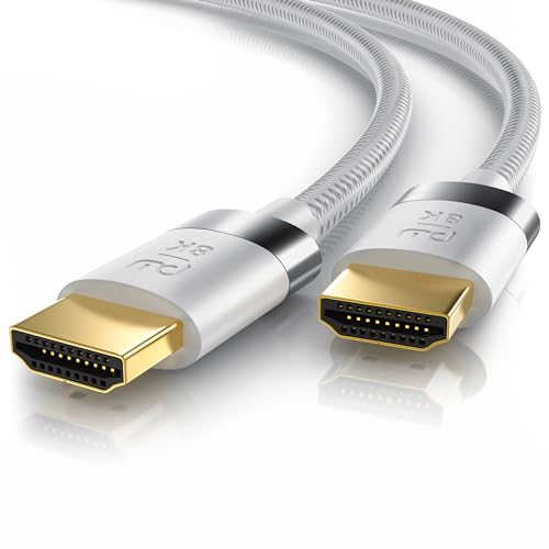 CSL - 16k HDMI Kabel 2.1-1,5m - 16k@30Hz 8k@60Hz 4k@120Hz - UHD II - Ultra High Speed Ethernet 48Gbps - HDMI 2.1 8k 16k / 2.0 4k - HDR 10+ eARC 3D VRR - Gaming TV PS5 Xbox von CSL-Computer