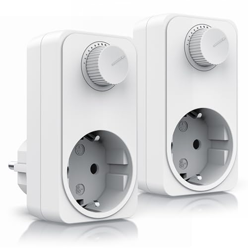CSL – 2 x Dimmschalter mit Drehregler – von 20 bis 400 Watt – Universal Dimmer für die Steckdose - nur für Glühlampen – Helligkeitsregler - für Tischlampen Stehlampen - Set CSL – 2 x Dimmschalter mit Drehregler – von 20 bis 400 Watt – Universal Dimmer für die Steckdose - nur für Glühlampen – Helligkeitsregler - für Tischlampen Stehlampen - Set von CSL-Computer