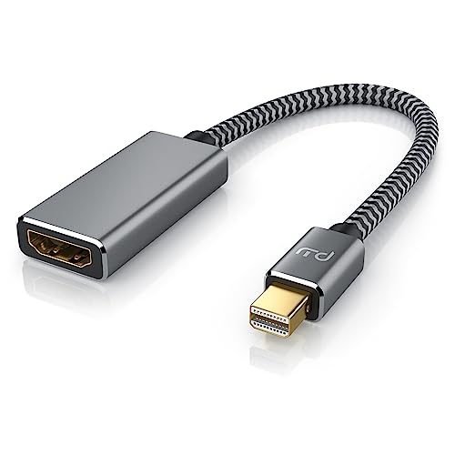 CSL - 4k Mini Displayport zu Hdmi 2.0 Adapter – Mini DP Kabel – 4k@60Hz - Thunderbolt 1-2 - Audio und Video – geeignet für MacBook Air/Pro, Microsoft Surface Pro, Lenovo Notebook, Monitor, Projektor von CSL-Computer