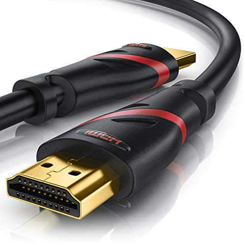 CSL - 8k HDMI Kabel 2.1 2m Meter - 8K @ 60Hz / 120Hz - 4K @ 240Hz - 48 Gbit/s - HDMI 2.1 2.0a 2.0b - 3D - Highspeed Ethernet - HDTV - UHD II - Dynamic HDR-10+ - eARC - Variable Refresh Rate VRR von CSL-Computer