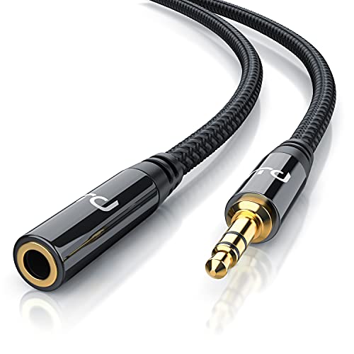CSL - AUX Klinkenkabel Verlängerungskabel 7,5m mit Nylonmantel - Klinke auf Buchse 3,5 mm - Audiokabel - kompatibel mit Apple iPads, Smartphones, Tablet PCs, Stereoanlage, Autoradio uvm. CSL - AUX Klinkenkabel Verlängerungskabel 7,5m mit Nylonmantel - Klinke auf Buchse 3,5 mm - Audiokabel - kompatibel mit Apple iPads, Smartphones, Tablet PCs, Stereoanlage, Autoradio uvm. von CSL-Computer