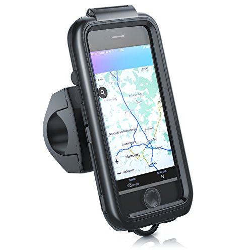 CSL - Arendo - spritzwasserdichte Fahrradhalterung kompatibel mit Apple iPhone 7 - Fahrrad Case Tasche - Handy Smartphone Halterung - optimal geeignet für Bike Navigation von CSL-Computer