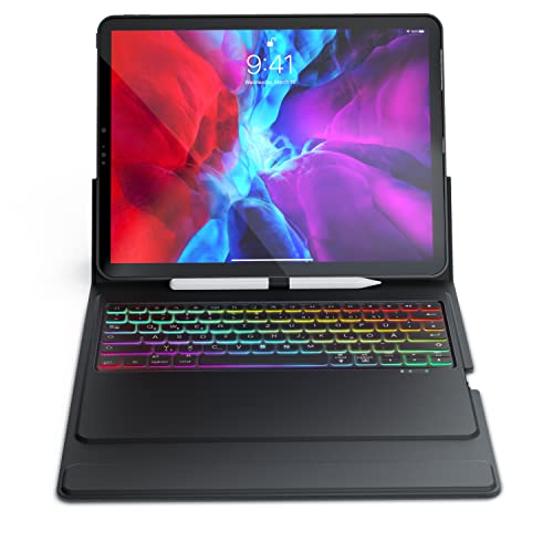 CSL - Bluetooth Tastatur kompatibel mit iPad Pro 12,9 Zoll - Gen 3, 4 – 500 mAh Akku - inkl. Hülle - Tablet Keyboard kompatibel mit Apple Layout - Schutzhülle - beleuchtete Tastatur CSL - Bluetooth Tastatur kompatibel mit iPad Pro 12,9 Zoll - Gen 3, 4 – 500 mAh Akku - inkl. Hülle - Tablet Keyboard kompatibel mit Apple Layout - Schutzhülle - beleuchtete Tastatur von CSL-Computer