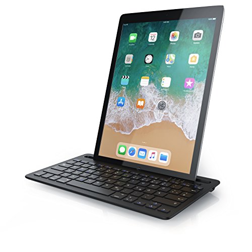 CSL - Bluetooth Tastatur mit integrierter Tablet Halterung - QWERTZ Layout Deutsch - kompatibel mit iOS Android Windows - kompatibel mit Apple iPad 2 3 4 Pro Air von CSL-Computer