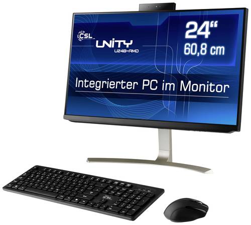 CSL Computer All-in-One PC Unity U24B-AMD 60.5cm (23.8 Zoll) Full HD AMD Ryzen 5 5600G 16GB RAM 1TB von CSL Computer