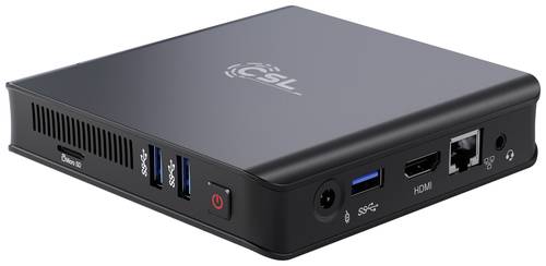 CSL Computer Narrow Box Ultra HD Compact v5 Mini PC Intel N5100 (2 x 2.8GHz) 4GB RAM 128GB eMMC Win von CSL Computer