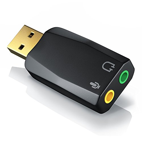 CSL - Externe USB Soundkarte mit Virtual Surround Sound, Plug and Play von CSL-Computer