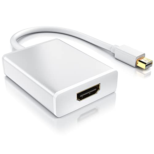 CSL - Full HD Mini Display Port zu HDMI Adapter Kabel - 1080p - inkl. Audio - miniDP Stecker zu HDMI Buchse - kompatibel mit Apple Lenovo Microsoft Produkten PC Grafikkarten von CSL-Computer