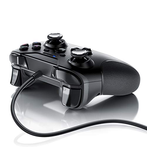 CSL - Gamepad für Playstation 3 - PS3 - Controller kabelgebunden - hochwertige Analogsticks - geringe Deadzone – hohe Reaktionsgeschwindigkeit - Dual Vibration Feedback – Gummierung für sicheren Grip von CSL-Computer