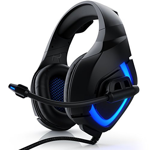 CSL - Gaming Headset für PC Xbox One Xbox One S Xbox One X PS4 PS4 Pro PS5 - Klinkenanschluss 3,5mm - Klinke Kopfhörer mit Mikrofon - Headset - Für Gaming Musik Chat von CSL-Computer