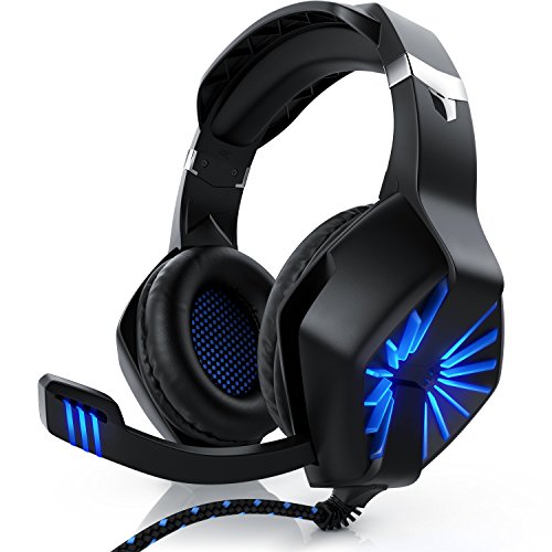 CSL - Gaming Headset für Xbox One Xbox One S Xbox One X PC PS4 PS4 Pro PS5 - Klinkenanschluss 3,5mm - Klinke Kopfhörer mit Mikrofon - Headset - Für Gaming Musik Chat von CSL-Computer