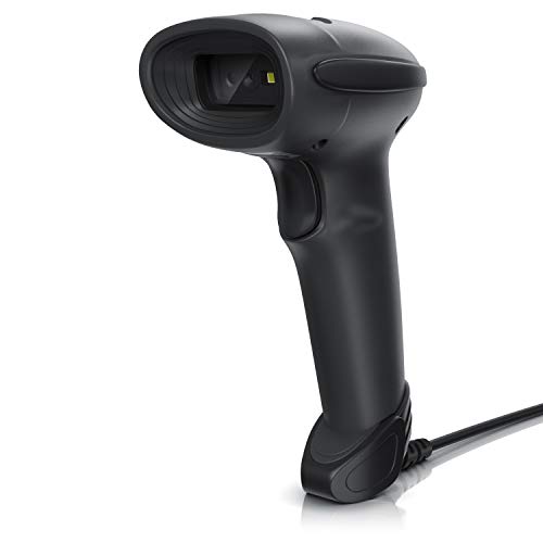 CSL - QR Barcode Scanner - kabelgebunden - automatisches präzises Scannen - 2D Single und Multi Scan - Bildschirm und Display scannen - QR-Code, PDF 417, Datamatrix, UPC, EAN, GTIN, ISBN von CSL-Computer