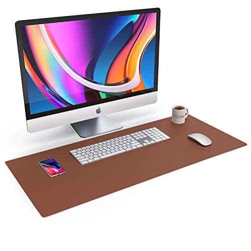 CSL Tischunterlage Schreibtischunterlage 90 x 40cm - Premium PU-Leder Schreibunterlage - zusätzliche Anti Rutsch Beschichtung - wasserdicht - XXL Mauspad - für Büro u Home Office 900x400 mm Braun CSL Tischunterlage Schreibtischunterlage 90 x 40cm - Premium PU-Leder Schreibunterlage - zusätzliche Anti Rutsch Beschichtung - wasserdicht - XXL Mauspad - für Büro u Home Office 900x400 mm Braun von CSL-Computer