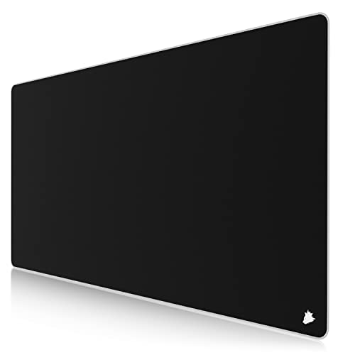 CSL - Übergröße Mauspad Gaming Titanwolf 1200x600mm - XXXL Mousepad groß - Tischunterlage Large Size - verbessert Präzision und Geschwindigkeit - XXL z.B. für Logitech Maus und Tastatur von CSL-Computer