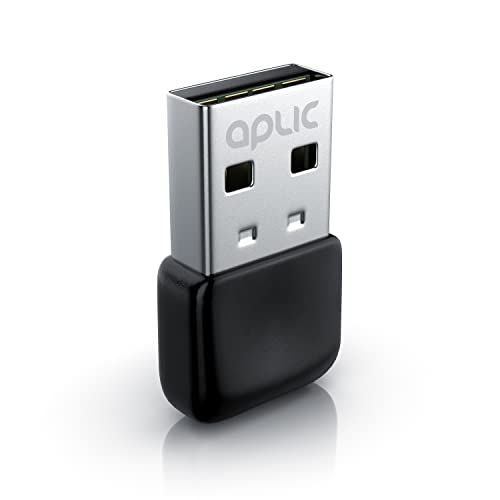 CSL - USB Bluetooth 5.0 Stick Mini – BT V5.0 Adapter - Wireless Dongle – für PC Laptop - Sender und Empfänger Bluetooth Kopfhörer, Headset, Lautsprecher, Mäuse, Tastaturen – 3 Mbit/s - Windows 8 11 von CSL-Computer