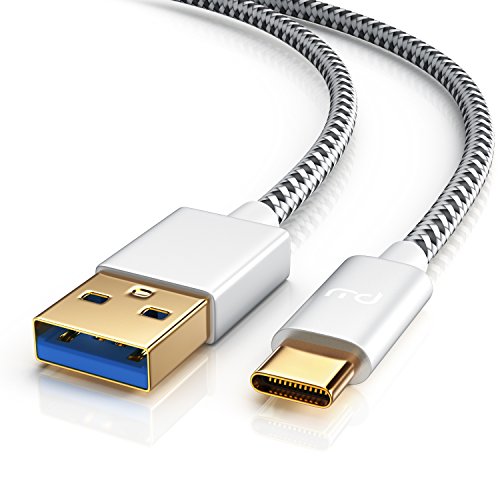 CSL - USB C Kabel - USB Typ C auf USB 3.0 Typ A - 2 Meter - Datenkabel - Ladekabel - Nylonmantel - 3-Fach geschirmt - bidirektional - kompatibel mit Apple Google Samsung Sony Huawei Xiaomi MS Surface von CSL-Computer