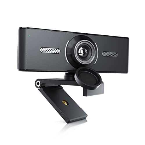 CSL - Webcam mit Mikrofon - 1080p Full HD 60 Hz - 2K – WQHD 1440p – 2560 x 1440 @ 30 Hz - Full-HD mit 60 Hz - Dual Mikrofone – Stativgewinde ¼ Zoll – weißabgleich – inkl. Abdeckung von CSL-Computer
