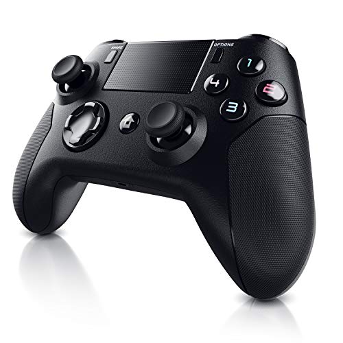 CSL - Wireless Controller für PS4 / PS4 Pro - Bluetooth Gamepad mit Dual Vibration Shock - kompatibel zu PS5 PS4 PS4 Slim und PS4 Pro - Touchpad - 3 von CSL-Computer