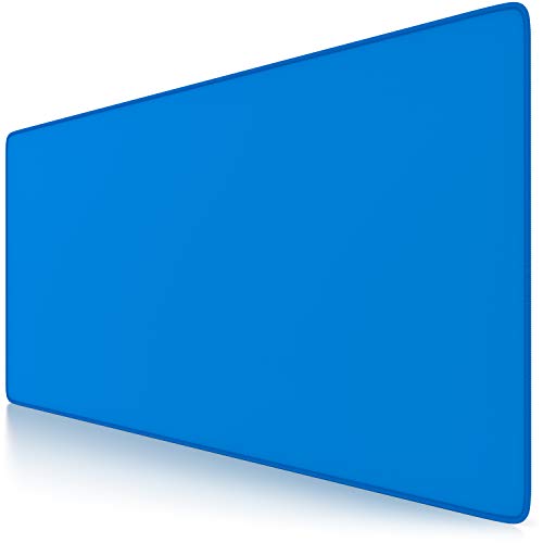 CSL - XXL Speed Gaming Mauspad - 900 x 400mm - XXL Mousepad - Tischunterlage Large Size - Perfekte Präzision und Geschwindigkeit - XXL z.B. für Logitech Maus und Tastatur - Blau von CSL-Computer