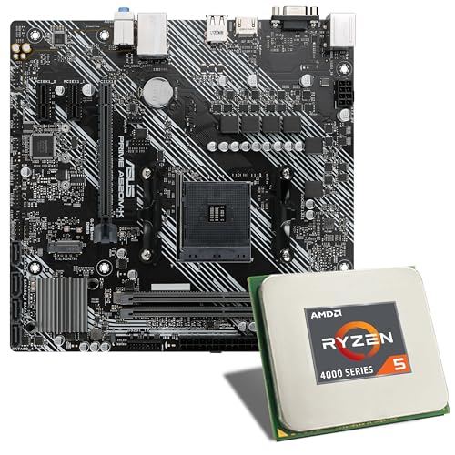 Mainboard Bundle | AMD Ryzen 5 4500 6x3600 MHz, ASUS Prime A520M-K, 1x M.2 Port, 4X SATA 6Gb/s, USB 3.2 Gen1 | Tuning Kit | CSL PC Aufrüstkit von CSL-Computer