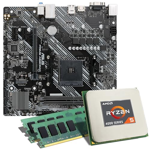Mainboard Bundle | AMD Ryzen 5 4500 6x3600 MHz, ASUS Prime A520M-K, 32 GB DDR4-RAM, 1x M.2 Port, 4X SATA 6Gb/s, USB 3.2 Gen1 | Tuning Kit | CSL PC Aufrüstkit von CSL-Computer