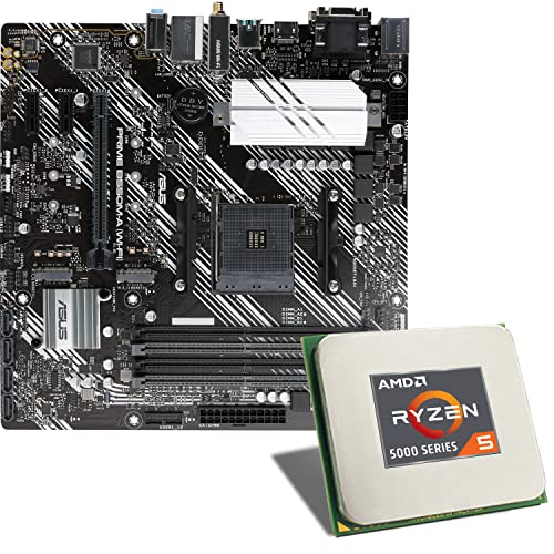 Mainboard Bundle | AMD Ryzen 5 5600GT, 6X 3600 MHz, ASUS Prime B550M-A WiFi, 2X M.2 Port, PCIe 4.0 x16, USB 3.2 Gen2 | Tuning Kit | CSL PC Aufrüstkit von CSL-Computer