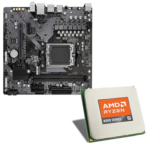 Mainboard Bundle | AMD Ryzen 5 8500G, 6X 3500 MHz, Radeon 740M, Gigabyte A620M H, 1x M.2 Port, PCIe 4.0 x16, USB 3.2 Gen1 | Tuning Kit | CSL PC Aufrüstkit von CSL-Computer