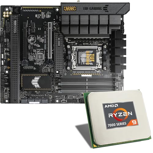 Mainboard Bundle | AMD Ryzen 9 7900X3D, 12x 4400 MHz, ASUS TUF Gaming B650-PLUS WiFi, 3X M.2 Port, PCIe 4.0 x16, USB 3.2 Gen2 | Tuning Kit | CSL PC Aufrüstkit von CSL-Computer