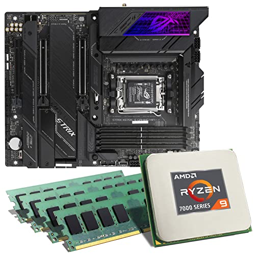 Mainboard Bundle | AMD Ryzen 9 7950X 16x4500 MHz, ASUS ROG Strix X670E-E Gaming WiFi, 128 GB DDR4-RAM, 4X M.2 Port, 4X SATA 6Gb/s, USB 3.2 Gen2 | Tuning Kit | CSL PC Aufrüstkit von CSL-Computer