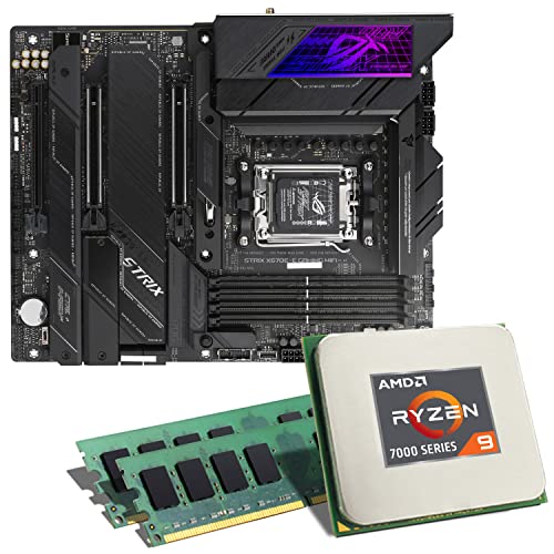 Mainboard Bundle | AMD Ryzen 9 7950X 16x4500 MHz, ASUS ROG Strix X670E-E Gaming WiFi, 32 GB DDR4-RAM, 4X M.2 Port, 4X SATA 6Gb/s, USB 3.2 Gen2 | Tuning Kit | CSL PC Aufrüstkit von CSL-Computer