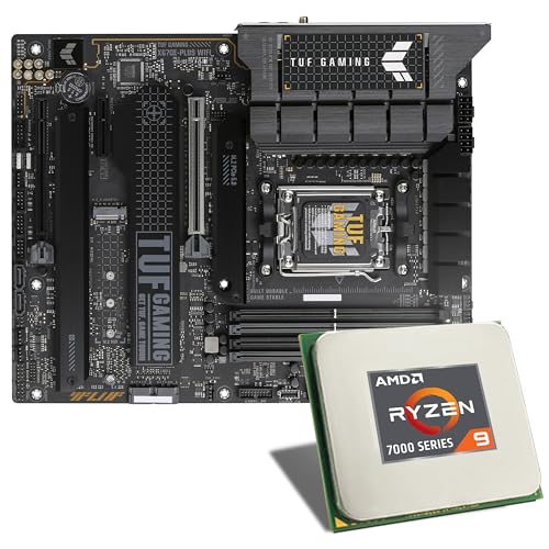 Mainboard Bundle | AMD Ryzen 9 7950X3D, 16x 4200 MHz, ASUS TUF Gaming X670E-PLUS WiFi, 4X M.2 Port, PCIe 5.0 x16, USB 3.2 Gen2x2 | Tuning Kit | CSL PC Aufrüstkit von CSL-Computer