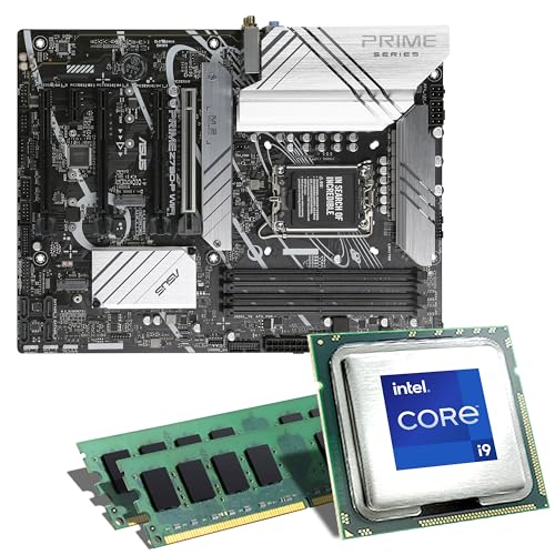 Mainboard Bundle | Intel Core i9-13900KF, 8X 3000 MHz, 32 GB DDR5-RAM, ASUS Prime Z790-P WiFi, 3X M.2 Port, PCIe 5.0 x16, USB 3.2 Gen2 | Tuning Kit | CSL PC Aufrüstkit von CSL-Computer