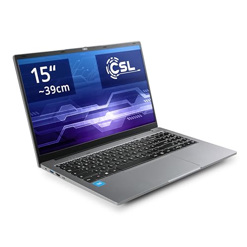 Notebook CSL R'Evolve C15 v4 Windows 11 Home - Ultra-Slim Laptop, 15,6 Zoll Display FHD 1920x1080 IPS, Intel N100 CPU 4x3400 MHz Turbotakt, 4000 GB M.2 SSD, 32 GB DDR4-RAM, USB 3.2, BT 5.1, AC WLAN Notebook CSL R'Evolve C15 v4 Windows 11 Home - Ultra-Slim Laptop, 15,6 Zoll Display FHD 1920x1080 IPS, Intel N100 CPU 4x3400 MHz Turbotakt, 4000 GB M.2 SSD, 32 GB DDR4-RAM, USB 3.2, BT 5.1, AC WLAN von CSL-Computer