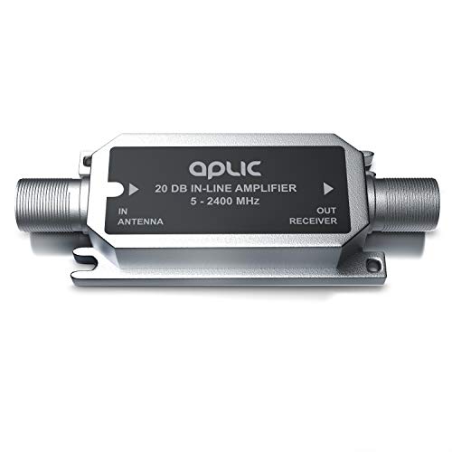 Satelliten Leitungsverstärker Inline 5 MHz – 2400 MHz – SAT Verstärker 20 – Anschluss über F-Anschlussbuchsen – zur Anhebung von Signalen – DiSEqC, Unicable, SatCR, HDTV, Ultra HD, UHD, DVB-S2 Satelliten Leitungsverstärker Inline 5 MHz – 2400 MHz – SAT Verstärker 20 – Anschluss über F-Anschlussbuchsen – zur Anhebung von Signalen – DiSEqC, Unicable, SatCR, HDTV, Ultra HD, UHD, DVB-S2 von CSL-Computer