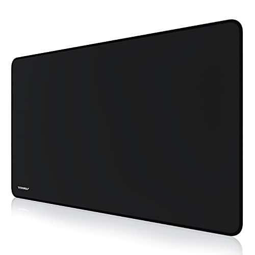 TITANWOLF - Übergröße Mauspad Gaming 1000x600mm - XXXL Mousepad groß mit Motiv - Tischunterlage Large Size - verbessert Präzision und Geschwindigkeit - XXL - schwarz von CSL-Computer