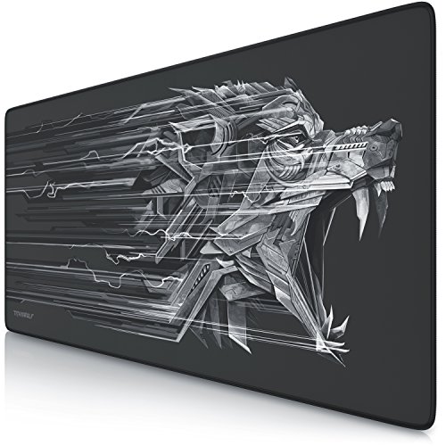CSL-Computer TITANWOLF XXL Speed Gaming Mauspad - 900 x 400mm - XXL Mousepad - Tischunterlage mit Titanwolf-Motiv - verbessert Präzision und Geschwindigkeit - Stabiler Halt auf glatten Oberflächen CSL-Computer TITANWOLF XXL Speed Gaming Mauspad - 900 x 400mm - XXL Mousepad - Tischunterlage mit Titanwolf-Motiv - verbessert Präzision und Geschwindigkeit - Stabiler Halt auf glatten Oberflächen von CSL-Computer
