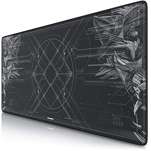 TITANWOLF - XXL Speed Gaming Mauspad Titanwolf 900 x 400mm - XXL Mousepad - Tischunterlage Large Size - verbessert Präzision und Geschwindigkeit von CSL-Computer