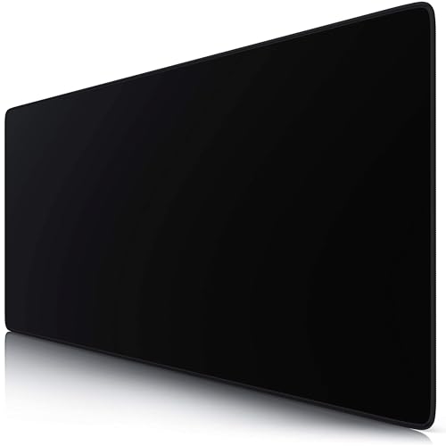 TITANWOLF - XXL Speed Gaming Mauspad Titanwolf Schwarz 900 x 400mm - XXL Mousepad - Tischunterlage Large Size - verbessert Präzision und Geschwindigkeit von CSL-Computer