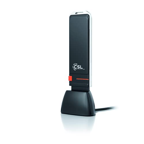 WLAN USB3.0-Stick AC1300 - High Speed AC WLAN Stick mit 1300 Mbit/s, Dual Band 2,4 & 5 GHz und WiFi Protected Setup (WPS) - unterstützt WEP, WPA, WPA2, TKIP und AES Verschlüsselung von CSL-Computer