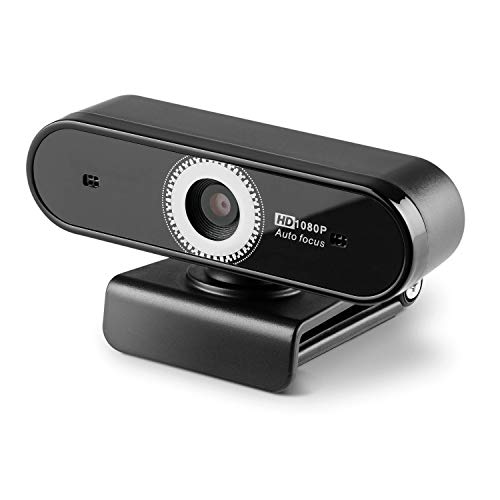 Webcam T150 - CSL Full-HD-Webcam, 1920x1080@30Hz, integriertes Mikrofon, Klemmhalterung, Autofokus, 75° Aufnahmewinkel, Videochat, Home Office, 1080p von CSL-Computer