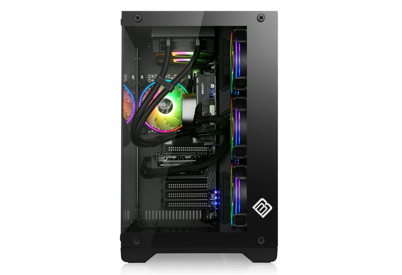 CSL Aqueon A56314 Advanced Edition Gaming-PC (AMD Ryzen 7 5700X, GeForce RTX 3060, 32 GB RAM, 1000 GB SSD, Wasserkühlung) von CSL